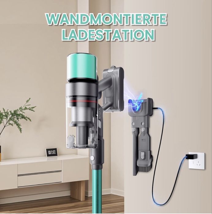 Нова SmartAI V5  безжична прахосмукачка, 55 Kра/600 W/80 мин.