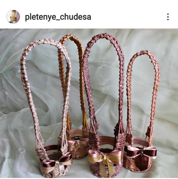 Корзинки плетеные