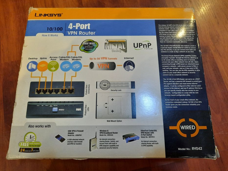 Router VPN Linksys RV042
