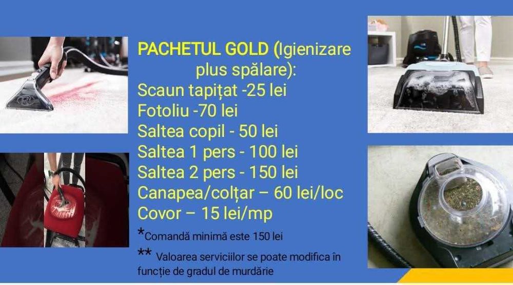 Spălare covoare și tapițerii cu tehnologia Rainbow
