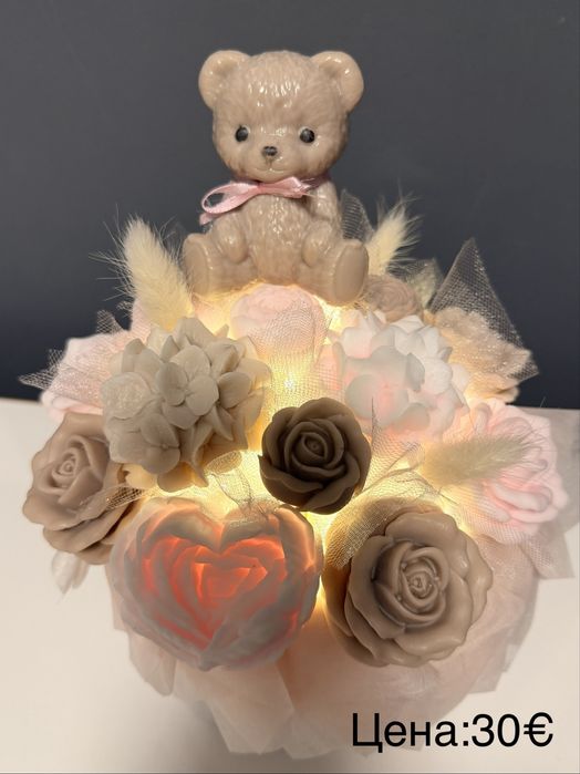 Ръчно изработени ароматни свещи и сапуни