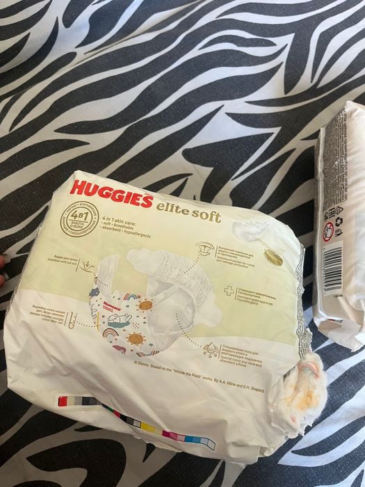 Памперсы хагис 0левка и 1ничка