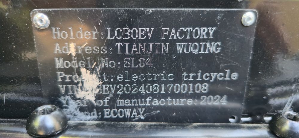 Електрическа количка / инвалиден скутер M19 600W, с 3 колела като нов