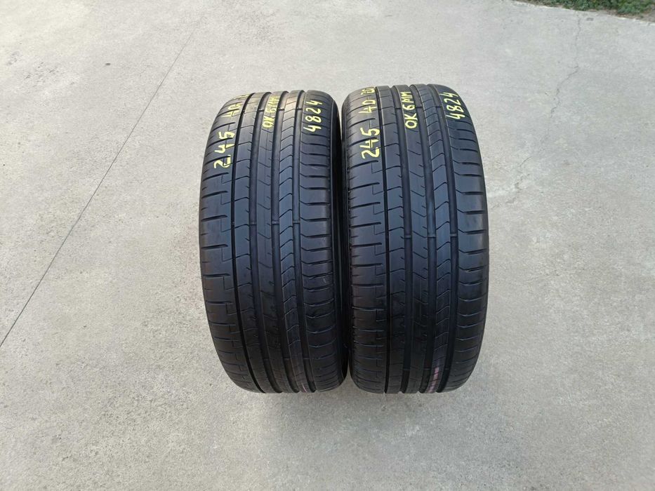 Doua anvelope 245 40 20 pirelli p zero pz4 profil 6 mm dot 4824