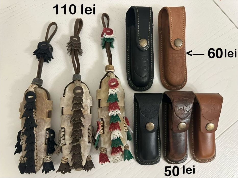 Teaca din pielea, Suport pentru Briceag ,Teci piele, teaca .