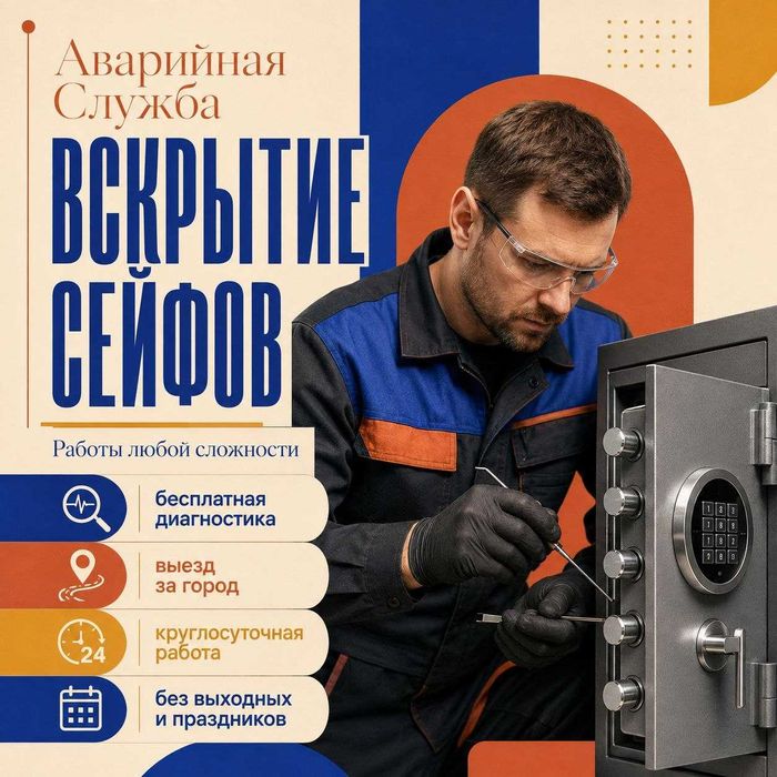 Открытие сейфа•вскрыть замок|дверь~замена^ремонт замков_сейфов