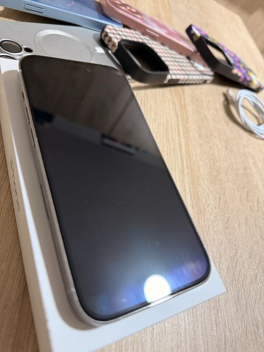 iPhone 14 Pro 128GB Silver - Stare impecabilă + Accesorii incluse!