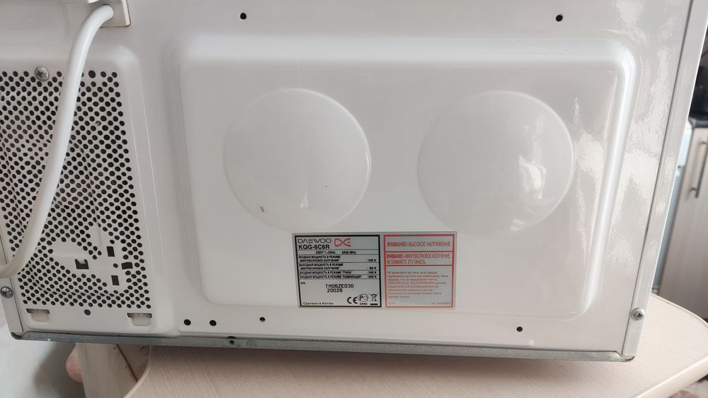 Микроволновая печь daewoo electronics KQG-6C6R