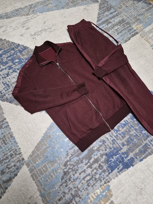 Burgundy Minimal Tracksuit