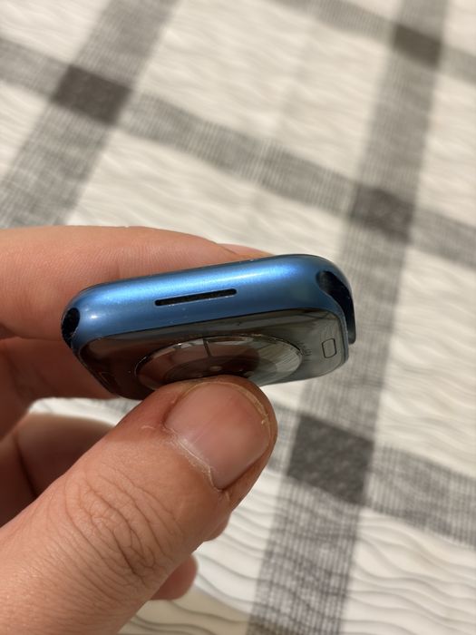 Apple watch series 7 45mm blue + 12 каишки