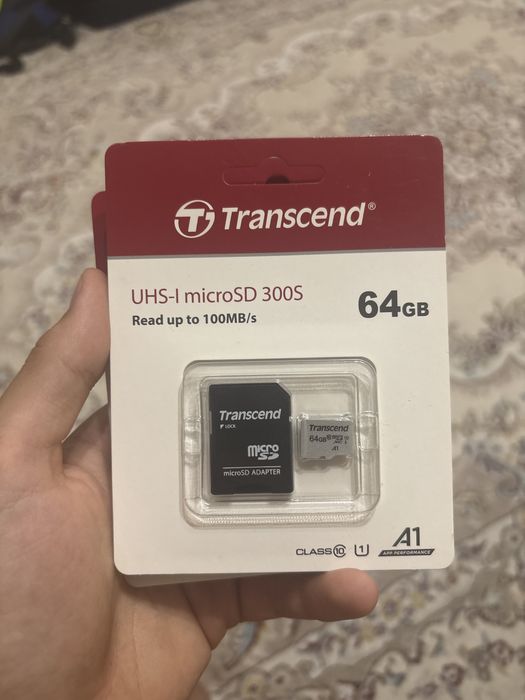 Transcend карта памяти 64GB