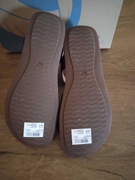 Сандали Clarks черни