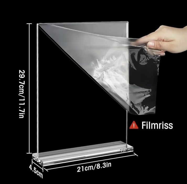 Set de 6 suporturi de masă A4 în formă de T