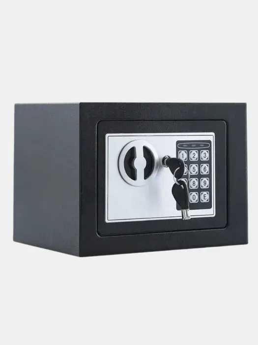 Металический Cейф Кодом и Ключами для дома