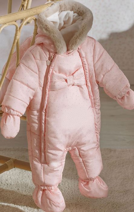 Зимен детски гащеризон 2606 Розов Regular Fit