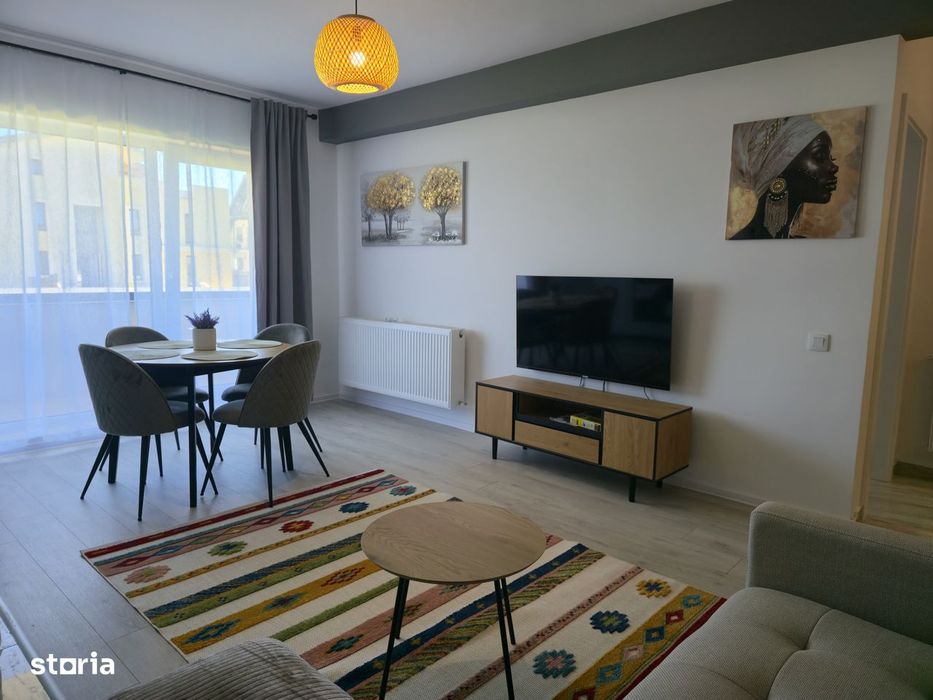 Apartament 2 camere complet mobilat utilat prima inchiriere