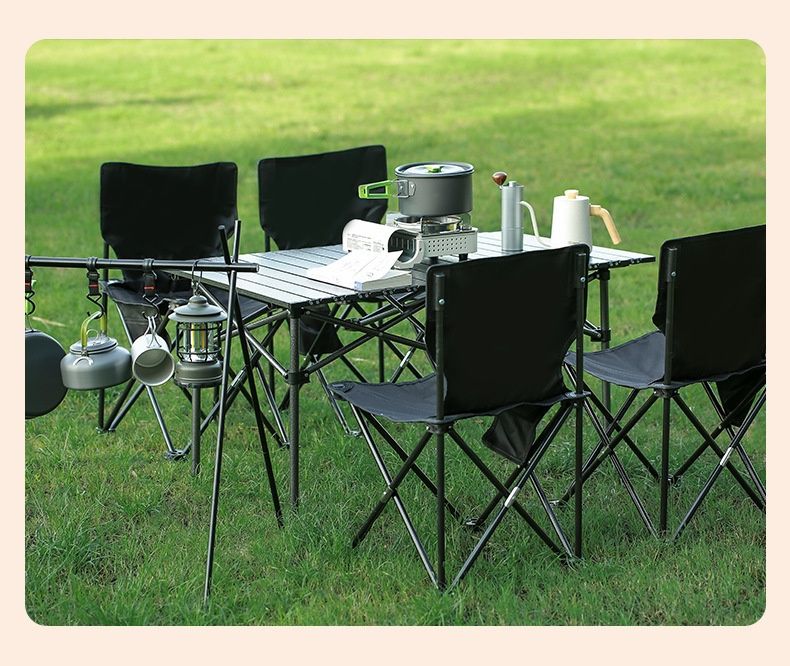 Портативный походный стол на открытом воздухе, складной стол из алюмин