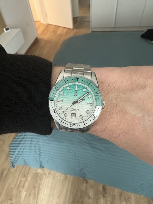 Автоматичен часовник Wishdoit, 40mm, Seiko NH35