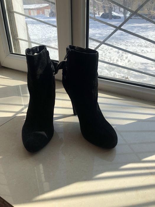 Ботильоны, замша, отл сост