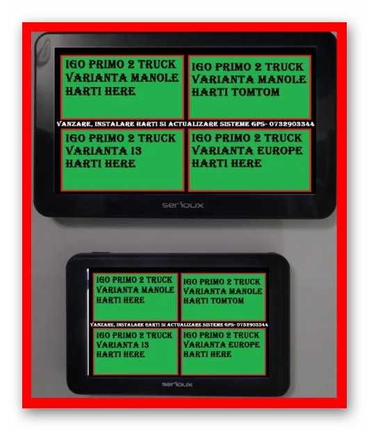 GPS Camion Model Nou Ultimele Hărți Aparute Here si TomTom Full Europa + Africa 74 tari 9 si 7 inch 4 Programe Igo Primo Piloton