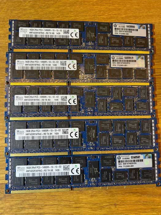 Memorie Server 16GB DDR3 ECC RAM