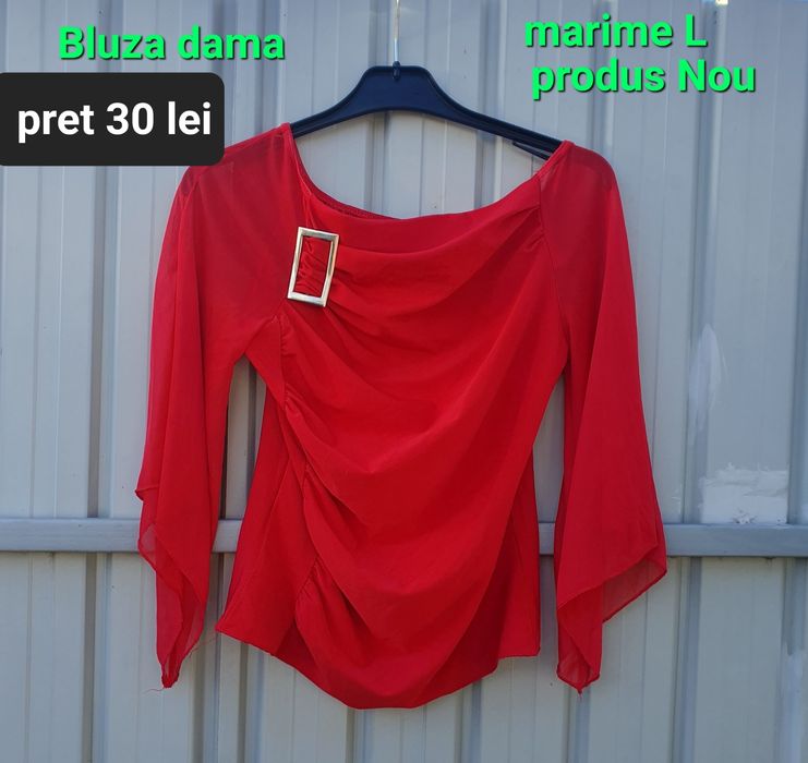 Bluza rosie L dama