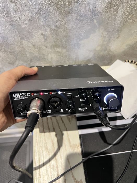 Микрофон, наушники и звуковой аппарат от Steinberg