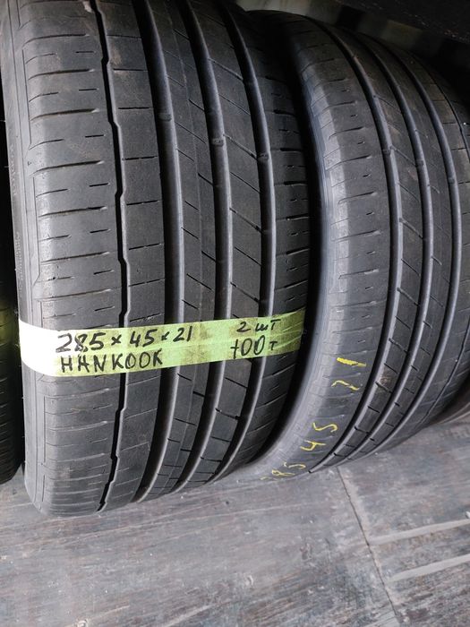 Автошины 285/45/21 2шт. HANKOOK.100000тг.В отличном состоянии.