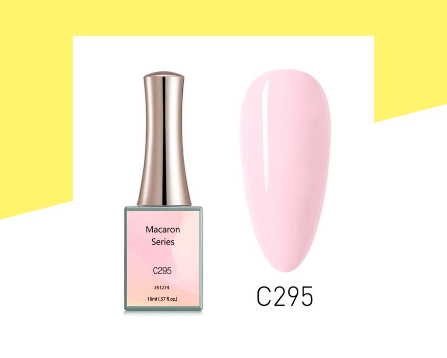Професионален UV/LED пастелен гел лак серия "Macaron" CANNI - 16 мл.