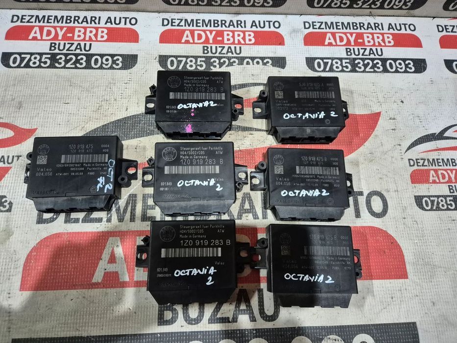 modul senzori de parcare skoda octavia 2