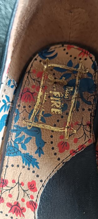 Обувки Miss L Fire винтидж, арт, уникални 40 номер