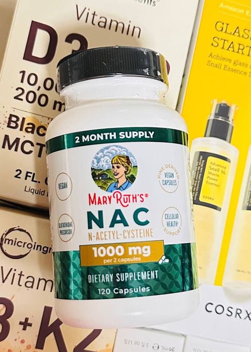 Nac,1000 mg,120 ta kapsula,нак,mary ruths nac
