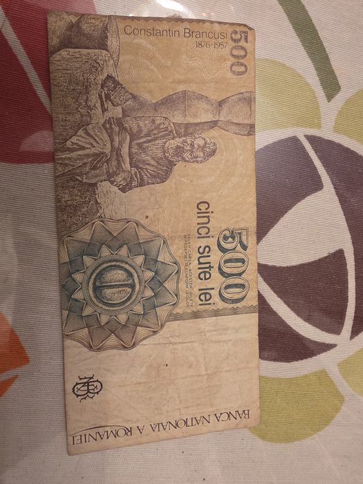 Bancnota 500 lei. 1991