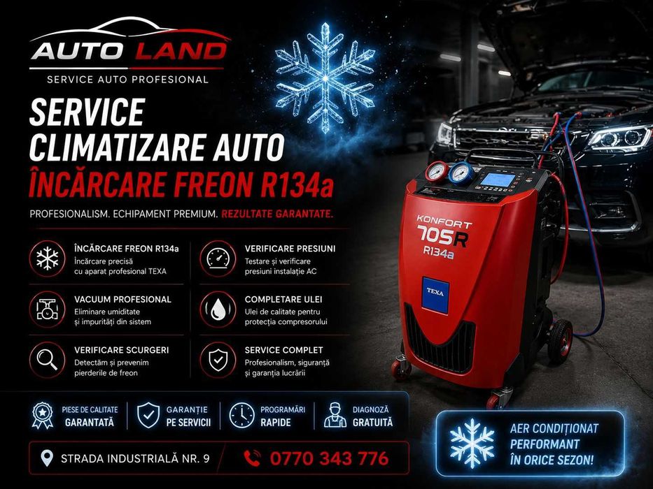Incarcare Freon Auto/Service Climatizare Profesional