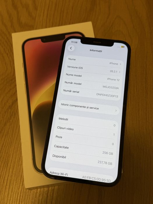 iPhone 12 / 100% baterie / 256GB