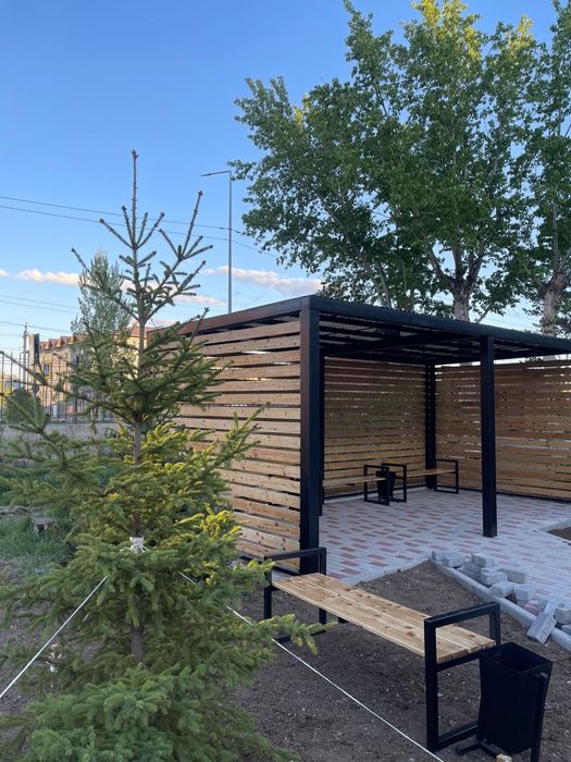 Беседки для жилых комплексов, для дачи