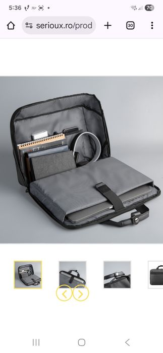 Geanta laptop Serioux Smart Travel, 15.6″