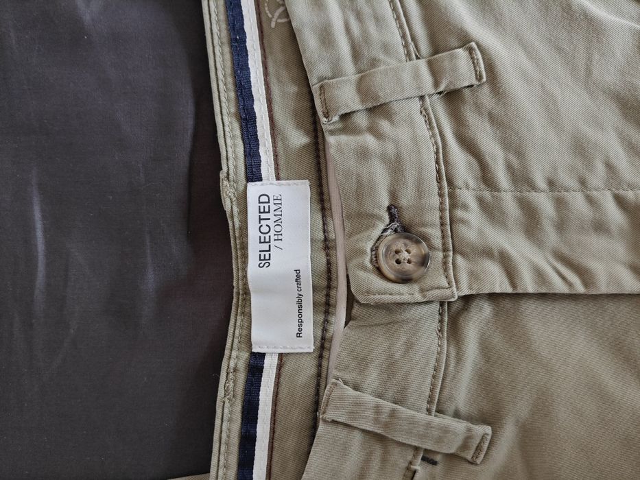 Pantaloni eleganți chinos Selected Home