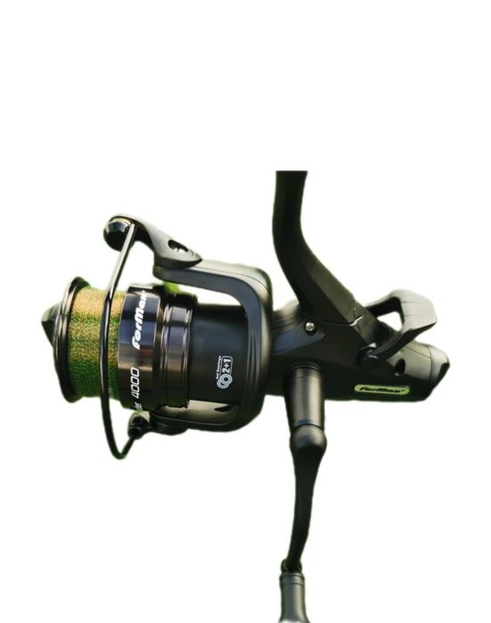 Фидер комплект - Карбонов фидер, макара с два аванса Formax и корда