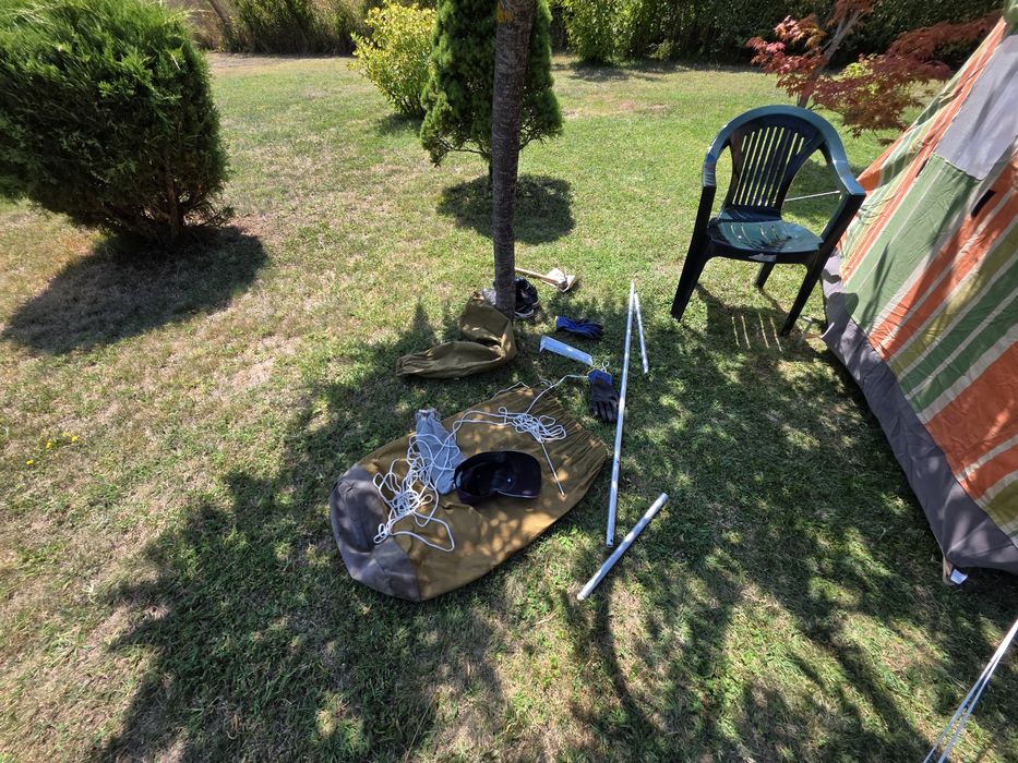 Руска туристическа триместна палатка