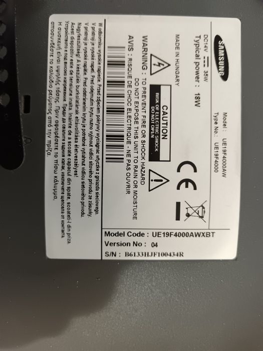 TV Samsung Diagonala 19" Full HD