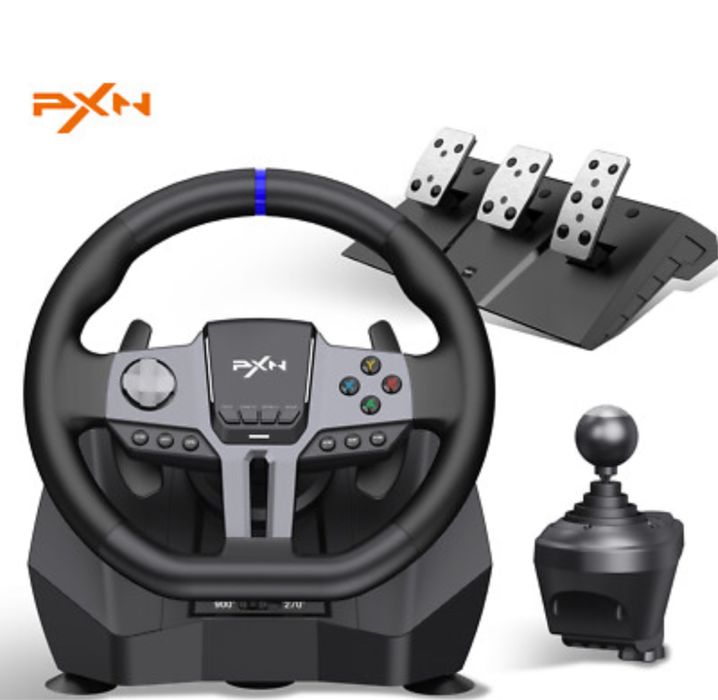 Руль супер скидка  игровой pxn v9 gen 2 последнее обновлени900градусов