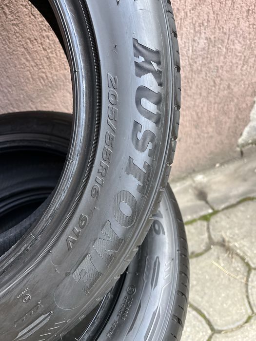 4 anvelope vara 205/55 R16, 6,5-7mm profil ramas! DOT 2025, ca nou nou