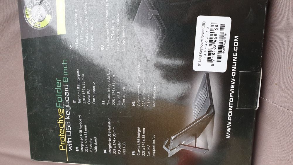 Husa cu tastatura pt tableta 8 inch