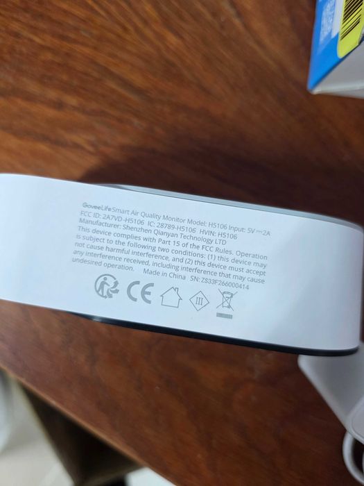Monitor inteligent al calitatii aerului GoveeLife cu PM2.5, WiFi