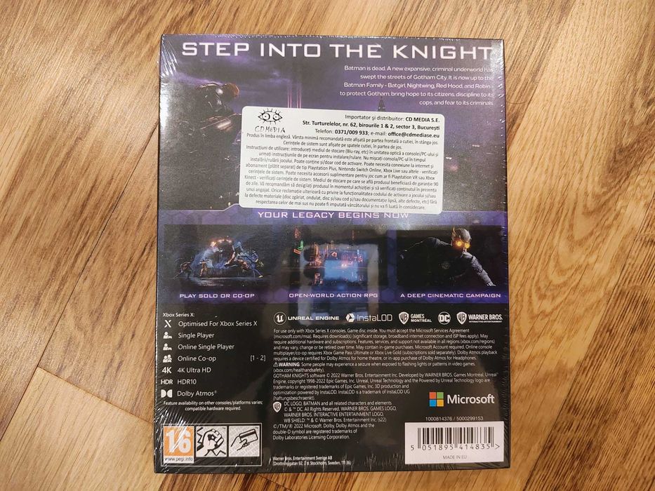 Joc Gotham Knights Special Edition Steelbook pentru XBOX series x ,nou ,sigilat