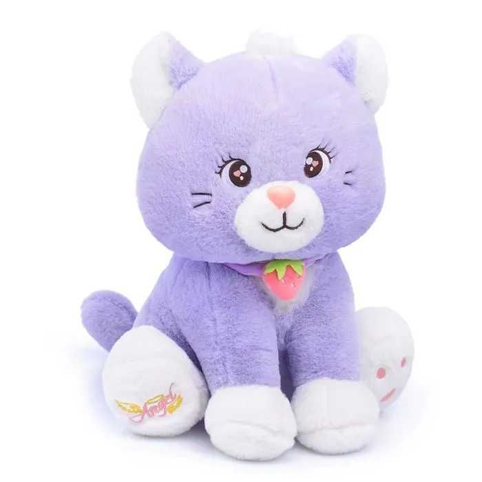 Мягкая игрушка Кошка Лина с клубничкой 30 см