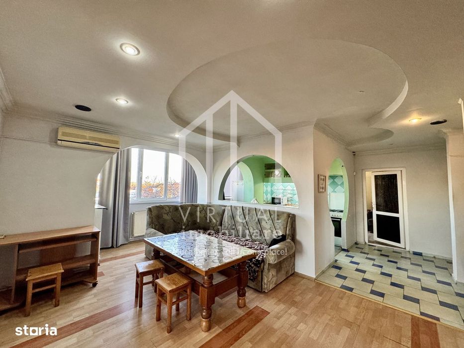 Apartament cu 3 camere, 2 balcoane, etaj 2/4, Terezian