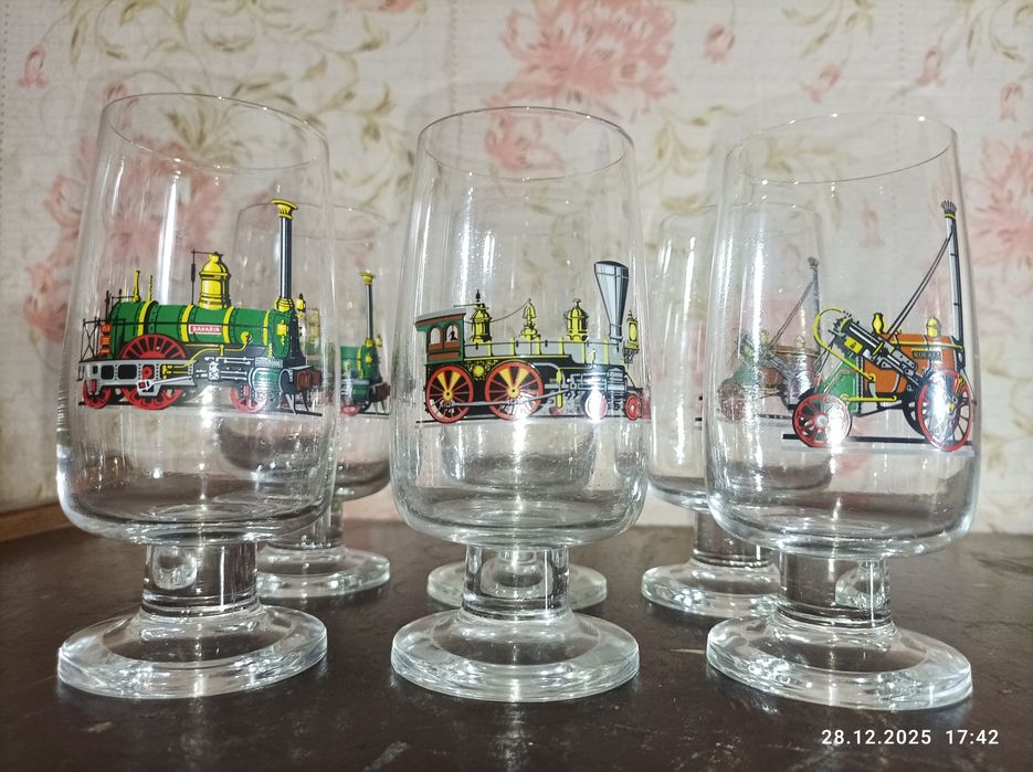 Фужеры,бокалы "паровозы"