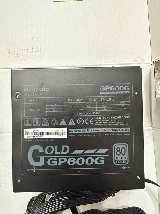 Sursa PC Segotep 500W, 80plus gold
